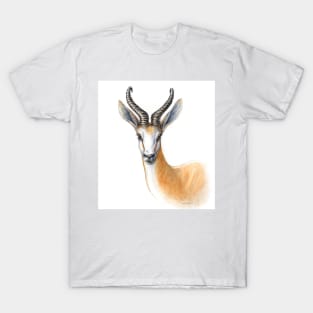 Springbok - African antelope - by Nadya Neklioudova T-Shirt